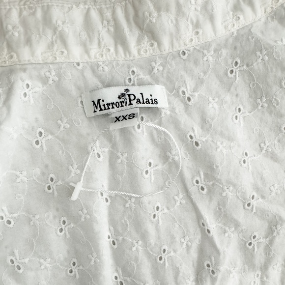 Mirror Palais Bra/shorts and shirt in Antique Eyelet - Picture 7 of 7